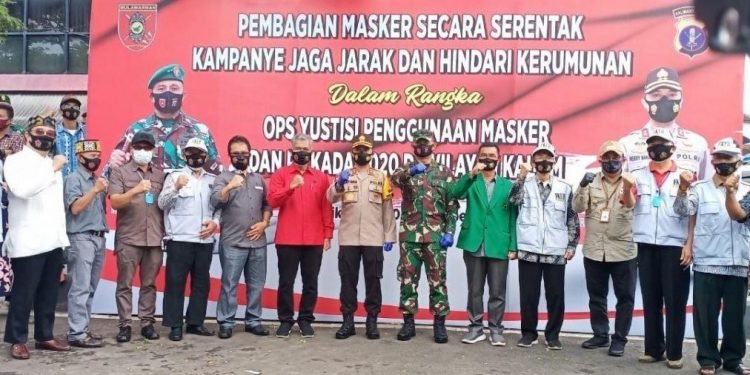 Polda Kaltim Gelar Operasi Yustisi Penggunaan Masker