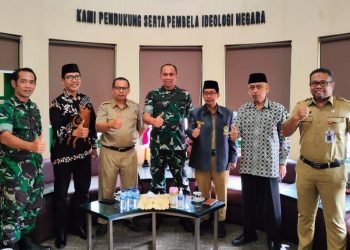 Perkuat Komitmen Kebangsaan, LDII Kota Semarang Silaturohim Kodim 0733 BS