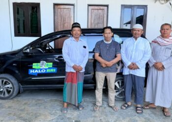 Kru RRI Pratama Manokwari Kunjungi Masjid Al-Mubarok Ada Apa ?