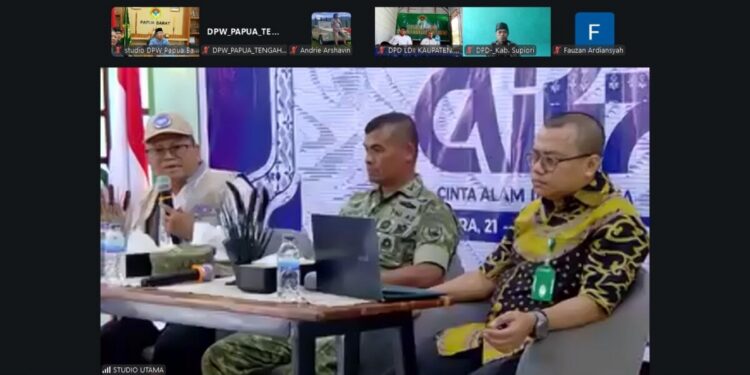 LDII Papua Barat Ikuti Webinar Wawasan Kebangsaan, Indonesia Rumah Besar yang Harus Dijaga.