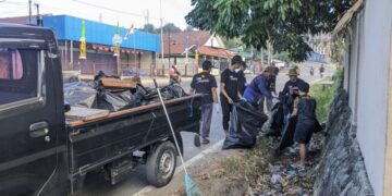 Semangatkan Nilai-nilai Kemerdekaan Republik Indonesia, PC LDII Manokwari Barat Bersih Masjid Sampai Saluran