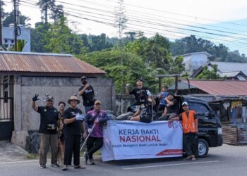 Sambut Dirgahayu Kemerdekaan HUT RI ke 81, LDII Papua Barat Gelar Kerja Bersama Bakti untuk Negeri